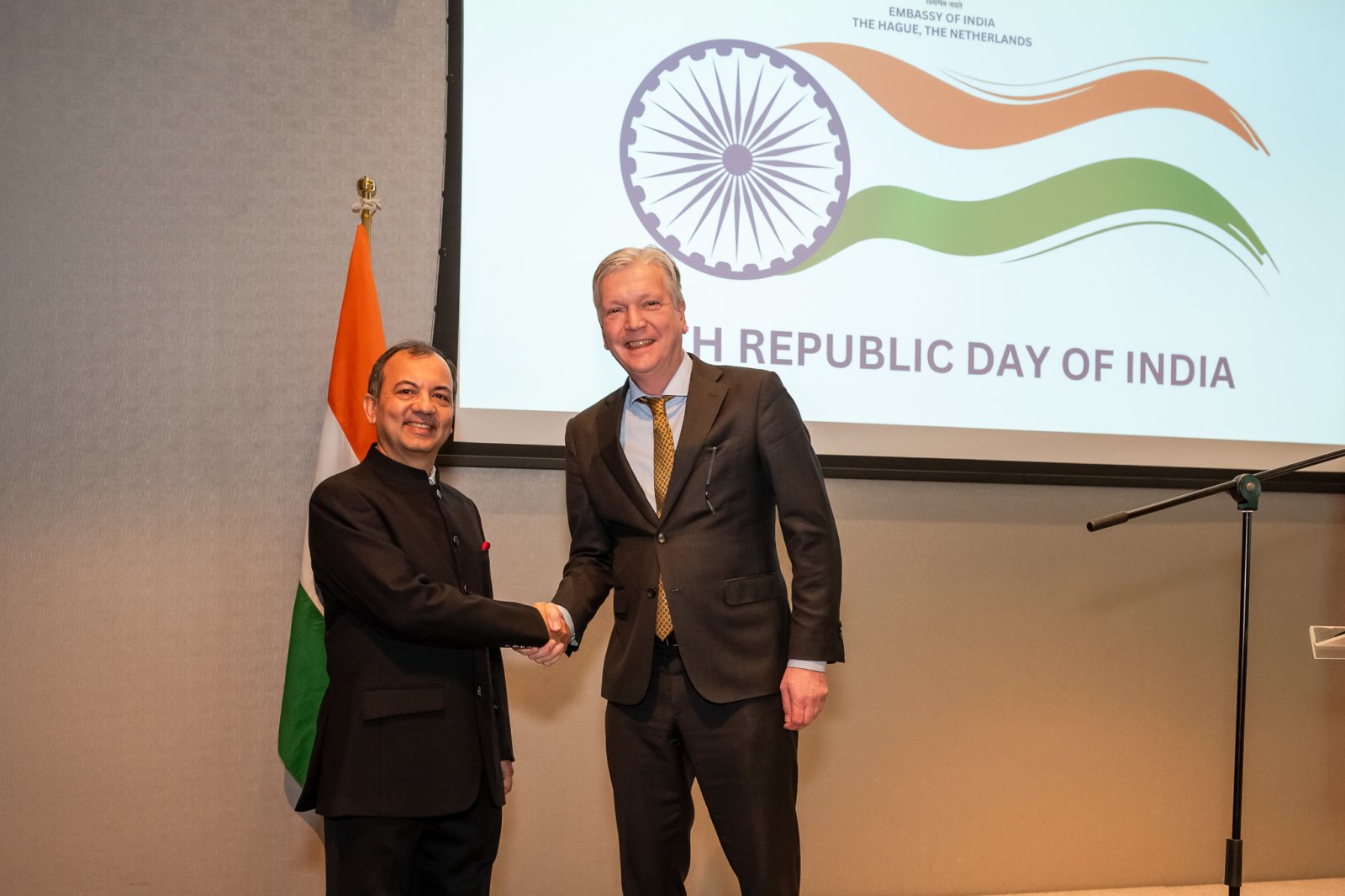 76th Republic Day Reception hosted by Ambassador Mr. Kumar Tuhin in The Hague