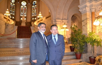 UN Member states reposing greater confidence and faith in functioning of the ICJ than ever before says Judge Dalveer Bhandari at the reception hosted in his honour by Ambassador to the Netherlands Venu Rajamony at the Peace Palace, The Hague