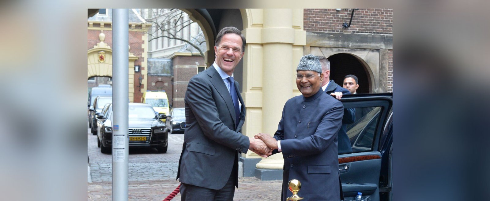 President Ram Nath Kovind met Prime Minister Mark Rutte of the Netherlands at The Hague