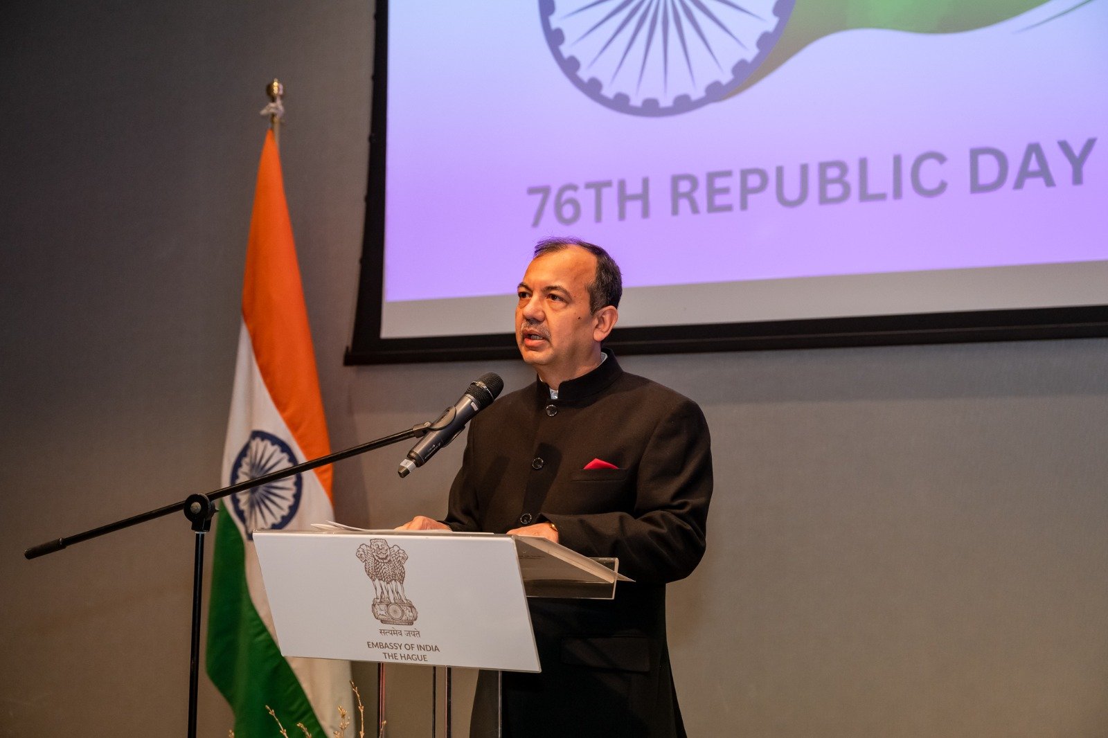 76th Republic Day Reception hosted by Ambassador Mr. Kumar Tuhin in The Hague