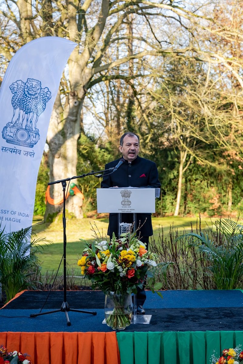 76th Republic Day celebration at India House, Wassenaar on 26th January 2025