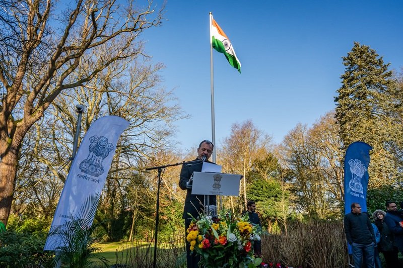 76th Republic Day celebration at India House, Wassenaar on 26th January 2025