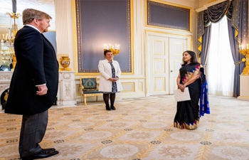 Ambassador Mrs. Reenat Sandhu presented her credentials to HM King Willem-Alexander in a ceremony at Noordeinde Palace, The Hague on March 30, 2022
