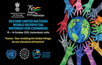 The Second United Nations World Geospatial Information Congress October 10-14, 2022 in Hyderabad   