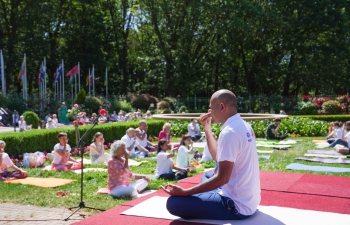 International Day of Yoga in Maharishi European Research University